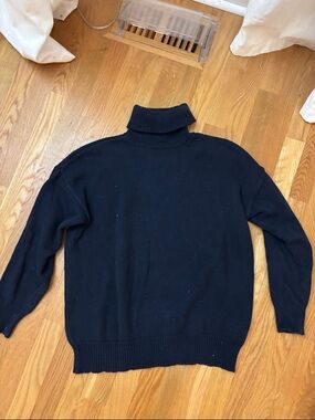 Madewell Men's Navy Turtleneck Sweater